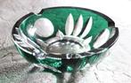 Val Saint Lambert smaragdgroene kristallen asbak - Vsl, Enlèvement ou Envoi