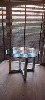 Table en verre ronde à donner, Maison & Meubles, 100 à 150 cm, Quatre personnes, Verre, Rond