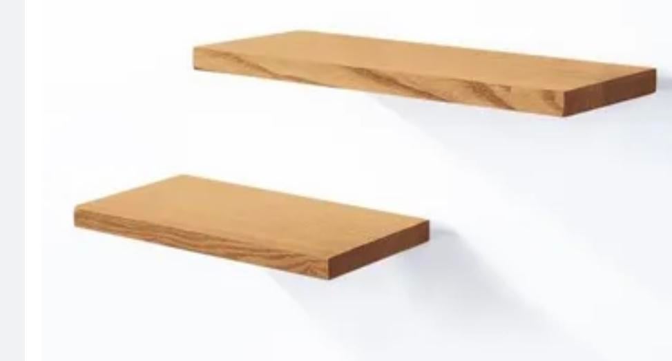 Etagères fixation invisibles, Enlèvement ou Envoi, Comme neuf, Bois