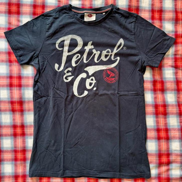 Petrol & Co. T-shirt maat 176 (S), Kleding | Heren, T-shirts, Zo goed als nieuw, Maat 46 (S) of kleiner, Blauw, Ophalen of Verzenden