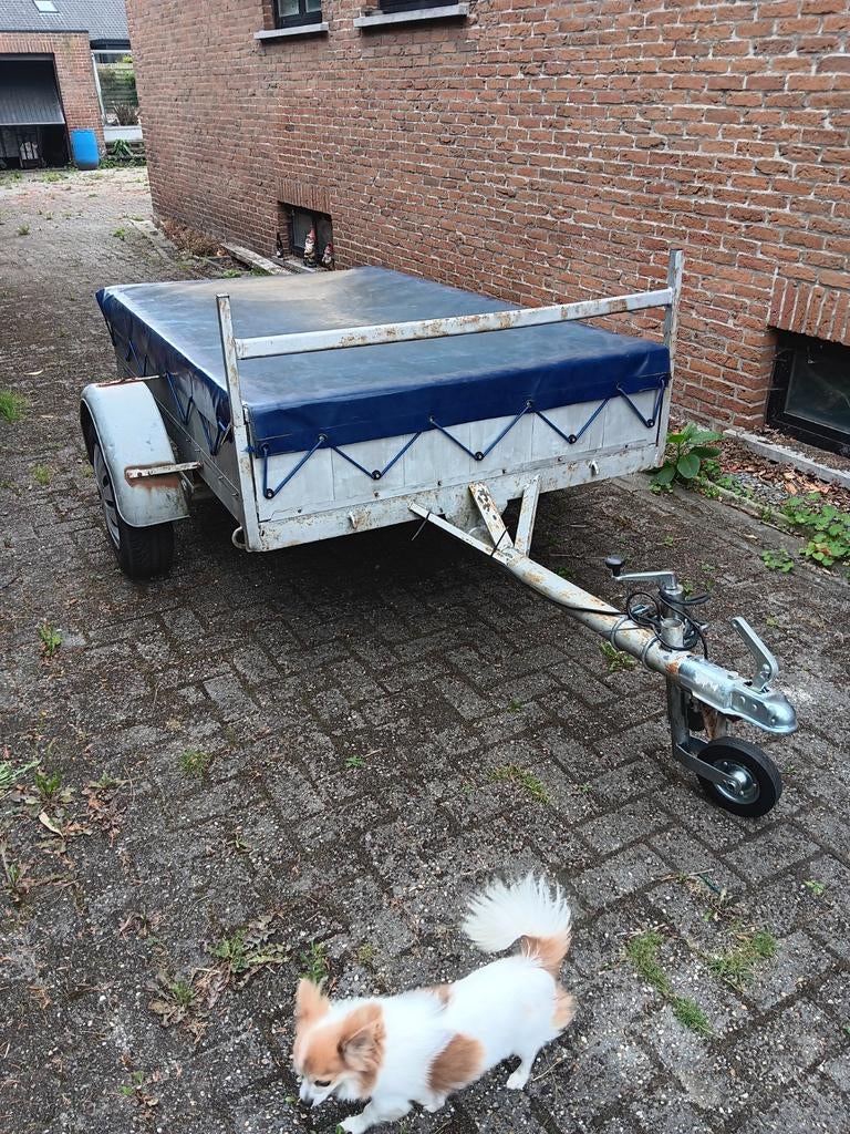 remork met waterdichte bache 520€, Ophalen of Verzenden, Zo goed als nieuw