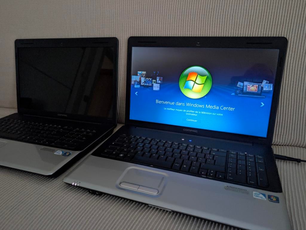 Lot 2 PC Portables Compaq (HP) – Idéal Petit Budget, Informatique & Logiciels, Enlèvement