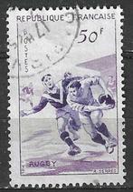 Frankrijk 1956 - Yvert 1074 - Rugby (ST), Verzenden, Gestempeld