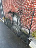 Mooi antiek dubbel vol smeedijzeren hekken poort 3m80, Tuin en Terras, Ophalen, Gebruikt, IJzer, Tuinhek