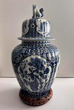 Uniek set van 2 Delftse vazen, 45cm hoog, Antiek en Kunst, Ophalen