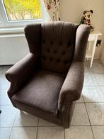 Engelse oorfauteuil, Huis en Inrichting, Ophalen, Zo goed als nieuw, Stof