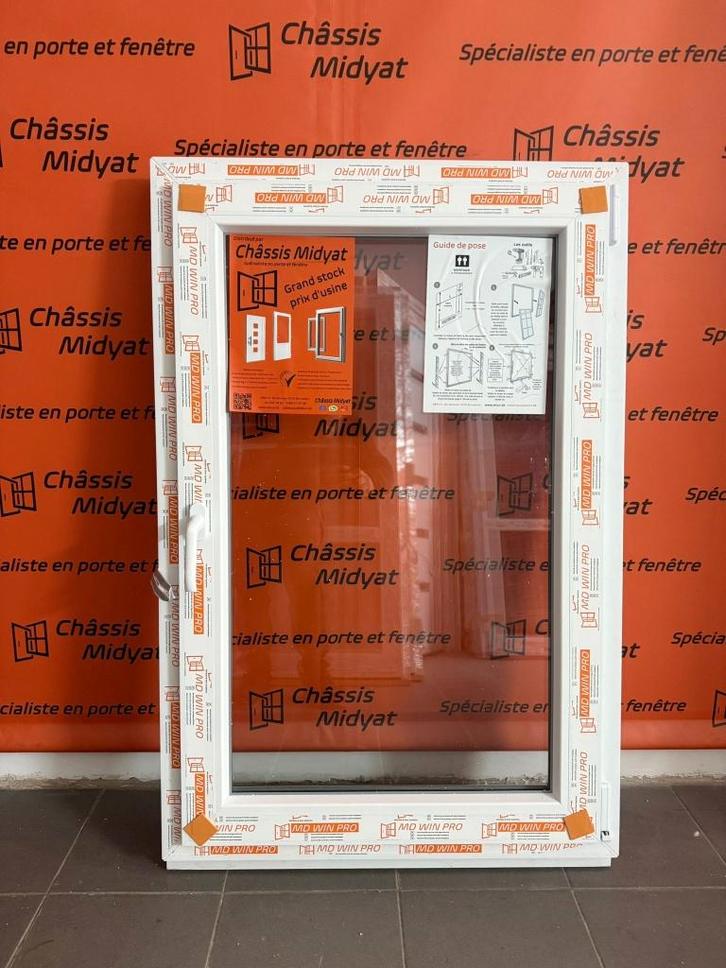 Châssis Pvc 1 ouvrant tout dimension en stock à Prix d'usine, Bricolage & Construction, Châssis & Portes coulissantes, Neuf, Châssis de fenêtre