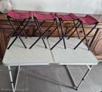 Table pliante et 4 chaises, Enlèvement