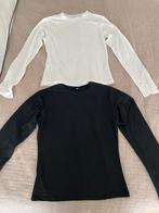 Lot de deux t-shirt longues manches, Enlèvement, Comme neuf, Blanc