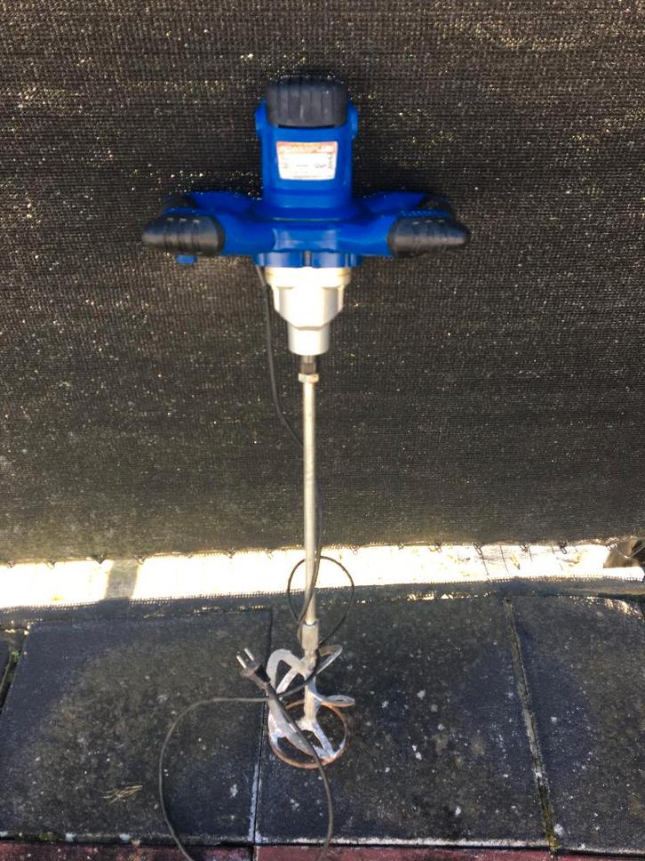 Powerplus menger (voor cement, verf,...), Bricolage & Construction, Bétonnières, Comme neuf, Enlèvement ou Envoi