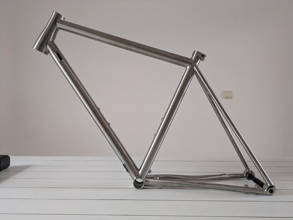 Titanium koers frame maat 50, Ophalen, Frame, Titanium, Nieuw