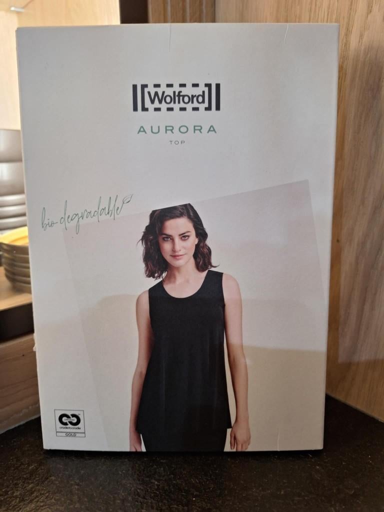 WOLFORD Aurora Pure Top mouwloos wit Maat M (*Nieuw !) BIO, Kleding | Dames, Topjes, Ophalen of Verzenden, Maat 38/40 (M), Wit