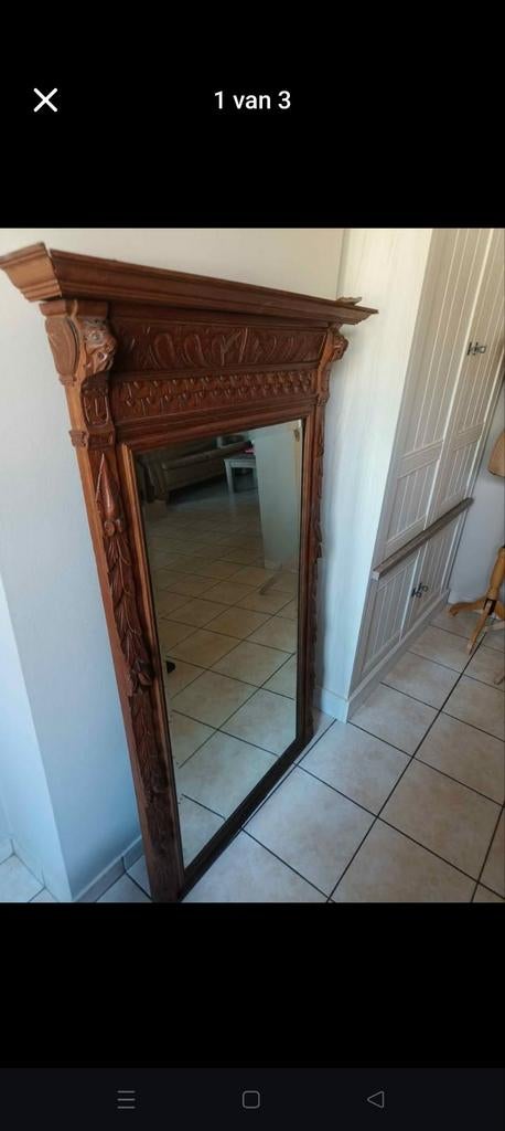 Antieke spiegel, Antiek en Kunst, Ophalen