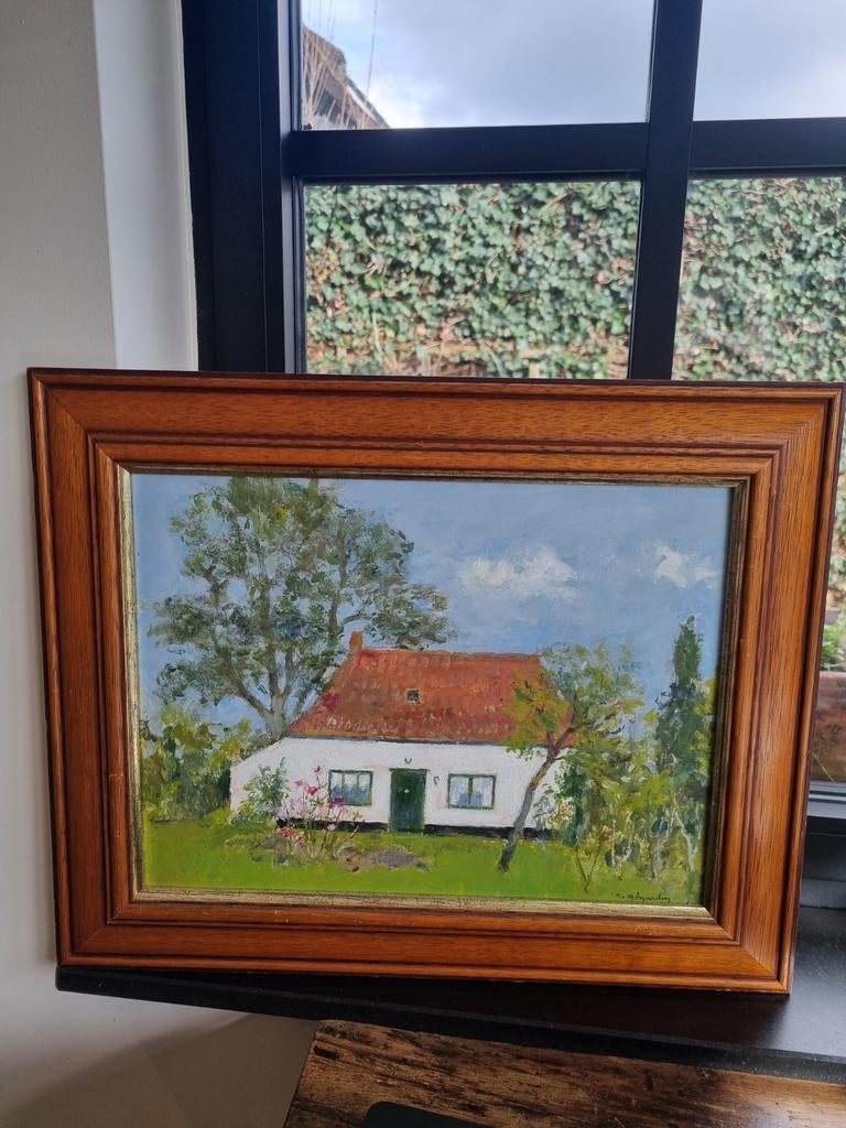 Olieverf schilderij, Antiek en Kunst, Kunst | Schilderijen | Klassiek, Ophalen