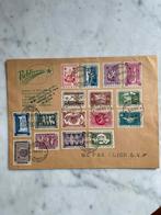 Enveloppe Expo 58 timbres, Ophalen of Verzenden