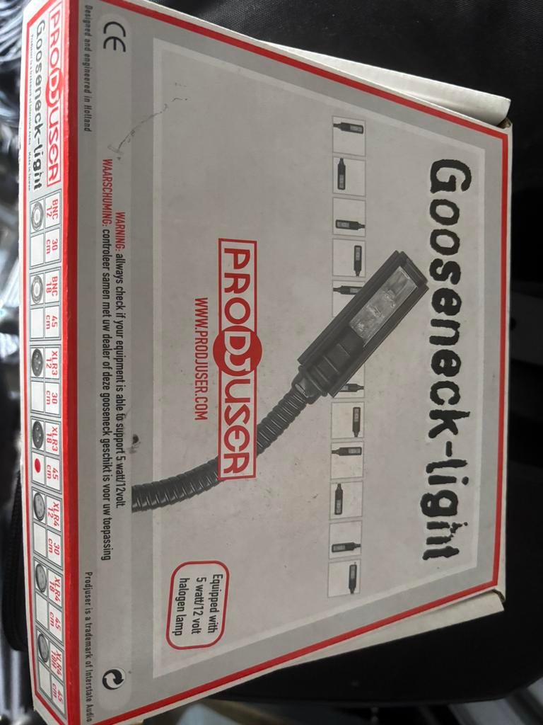 Lampe pour console en xlr 3 pins, Enlèvement, Comme neuf