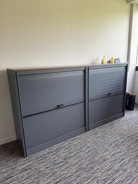 Armoire design professionnelle Bulo aluminium & bois, Maison & Meubles, Armoires | Autre, Enlèvement, Comme neuf