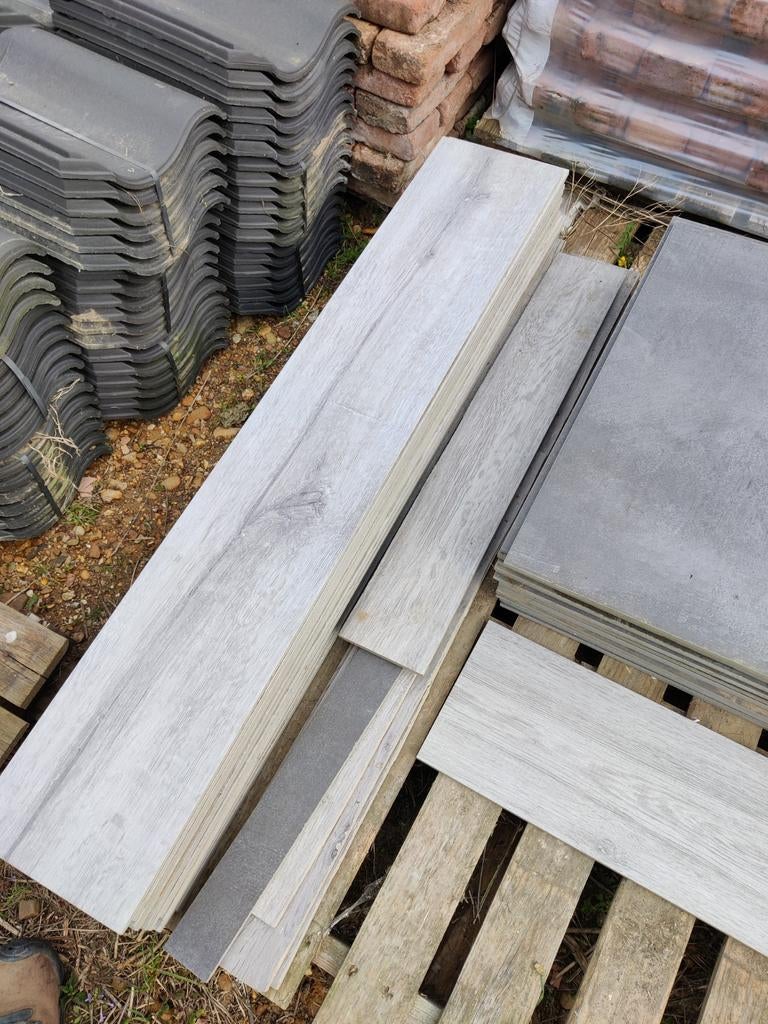 Keramisch parket. 20cm x 114cm. 18 stuks, Doe-het-zelf en Bouw, Ophalen