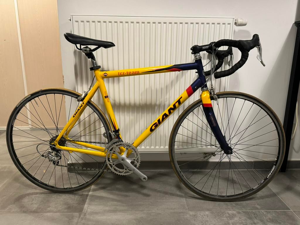 Giant tcr team koersfiets, Ophalen