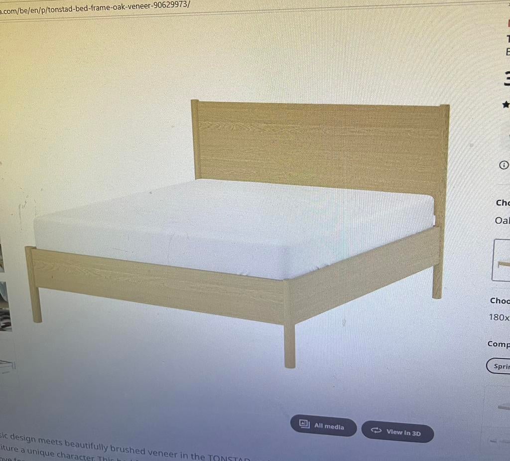 lit double 160 cm - 200 cm, Enlèvement, Comme neuf, 200 cm, 160 cm