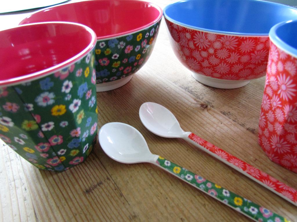 Kopjes en kommetjes van Rice, Overige materialen, Gebruikt, Overige typen, Ophalen of Verzenden