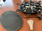 DOMO STEENGRILL/RACLETTE elektrisch. Maar 2 keer gebruikt, Ophalen, Vaatwasmachinebestendig, Zo goed als nieuw, Steengrill
