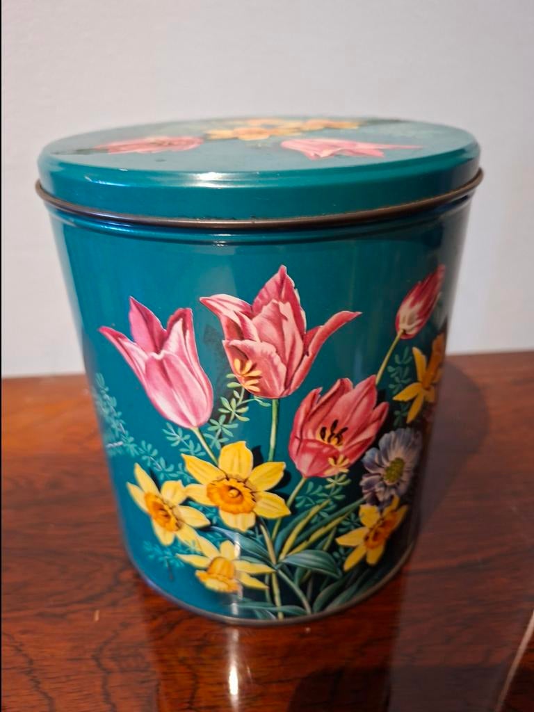 Prachtig blik jaren 50_60  beyers koffie, Verzamelen, Blikken, Ophalen of Verzenden, Gebruikt, Koffie, Overige merken