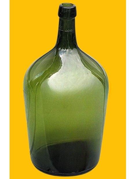 Dame-Jeanne ✅ verte 6 litres ~ vintage, Antiquités & Art, Enlèvement