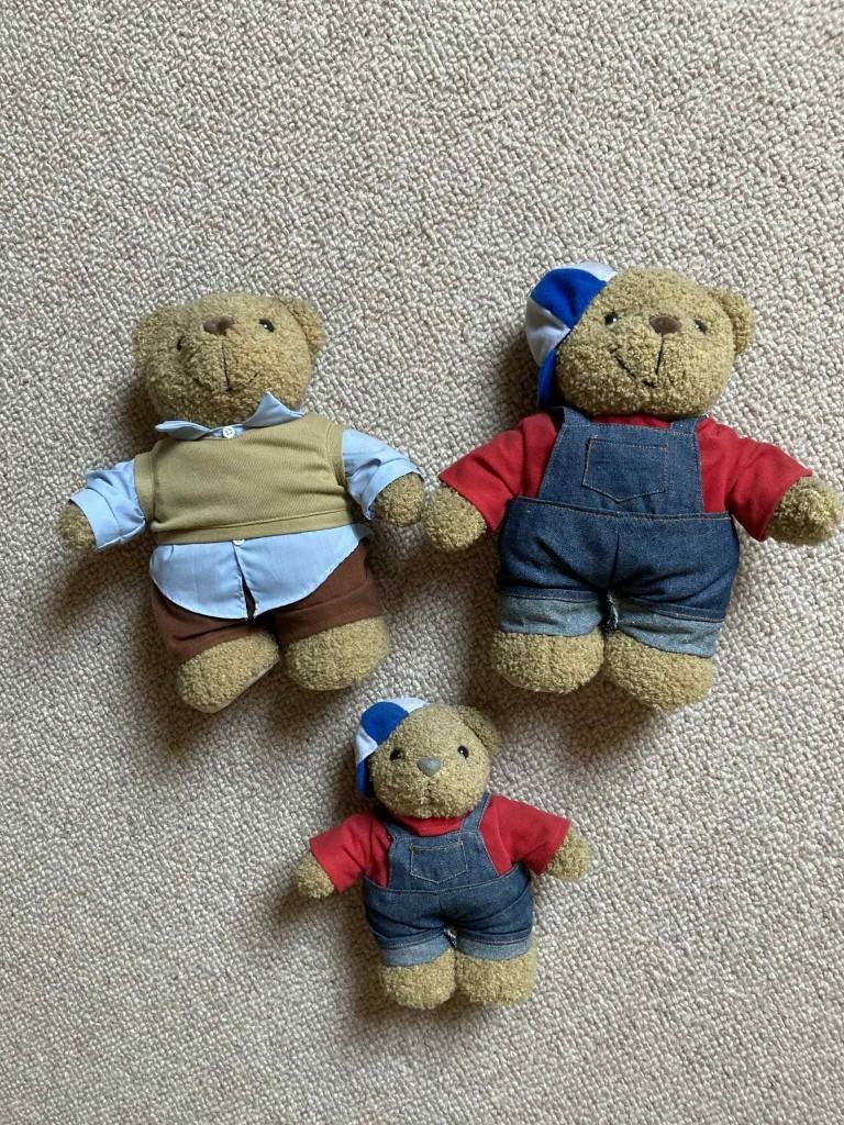 3 schattige beertjes, Enlèvement ou Envoi, Comme neuf, Ours en tissus