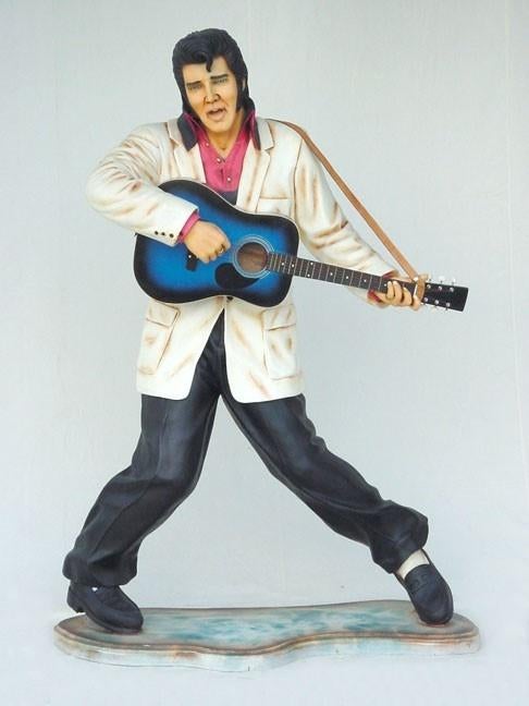 Elvis Presley with Gitaar – Elvis Beeld - hoogte 178 cm, Verzamelen, Ophalen, Nieuw