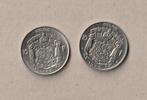 België : 2 (gebruikte) munten 10 fr. - NL - (1969-1970), Ophalen of Verzenden, Setje