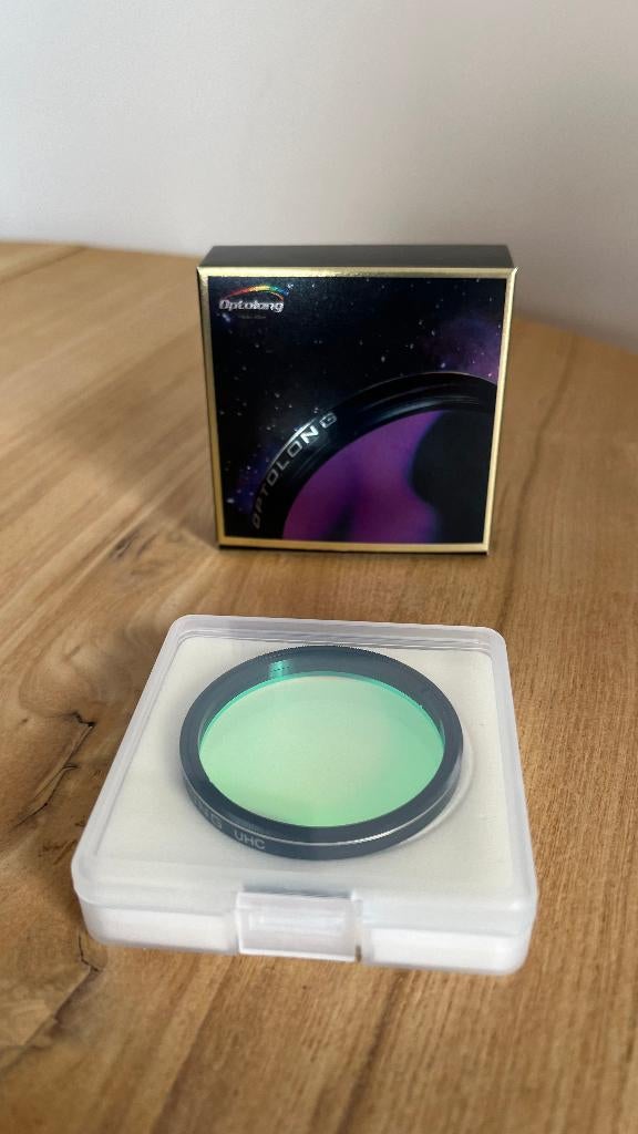 UHC-filter met optolong van 2", Audio, Tv en Foto, Optische apparatuur | Telescopen, Zo goed als nieuw, Onderdelen of Accessoires