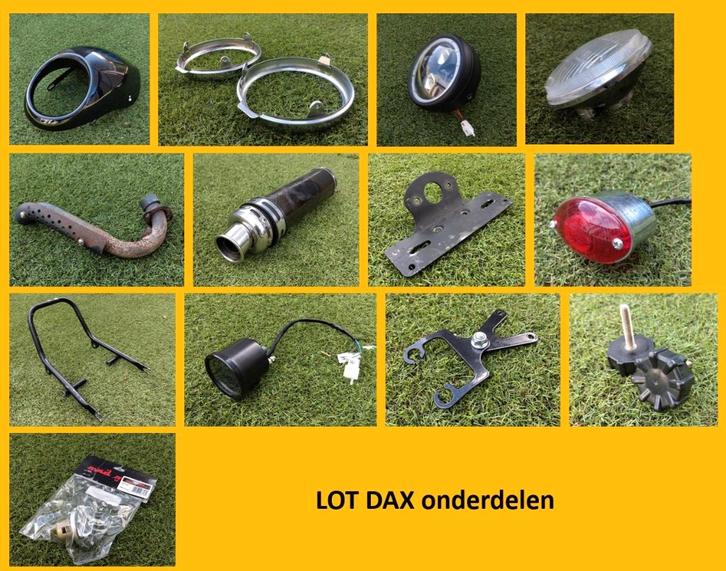 Lot Dax onderdelen, Fietsen en Brommers, Brommeronderdelen | Algemeen, Gebruikt, Overige typen, Ophalen