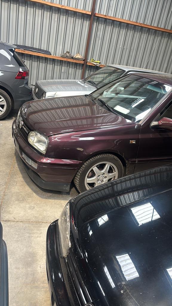 Vw golf 3 vr6 3 portes higline, Auto's, Leder, Te koop, 3 deurs, Golf