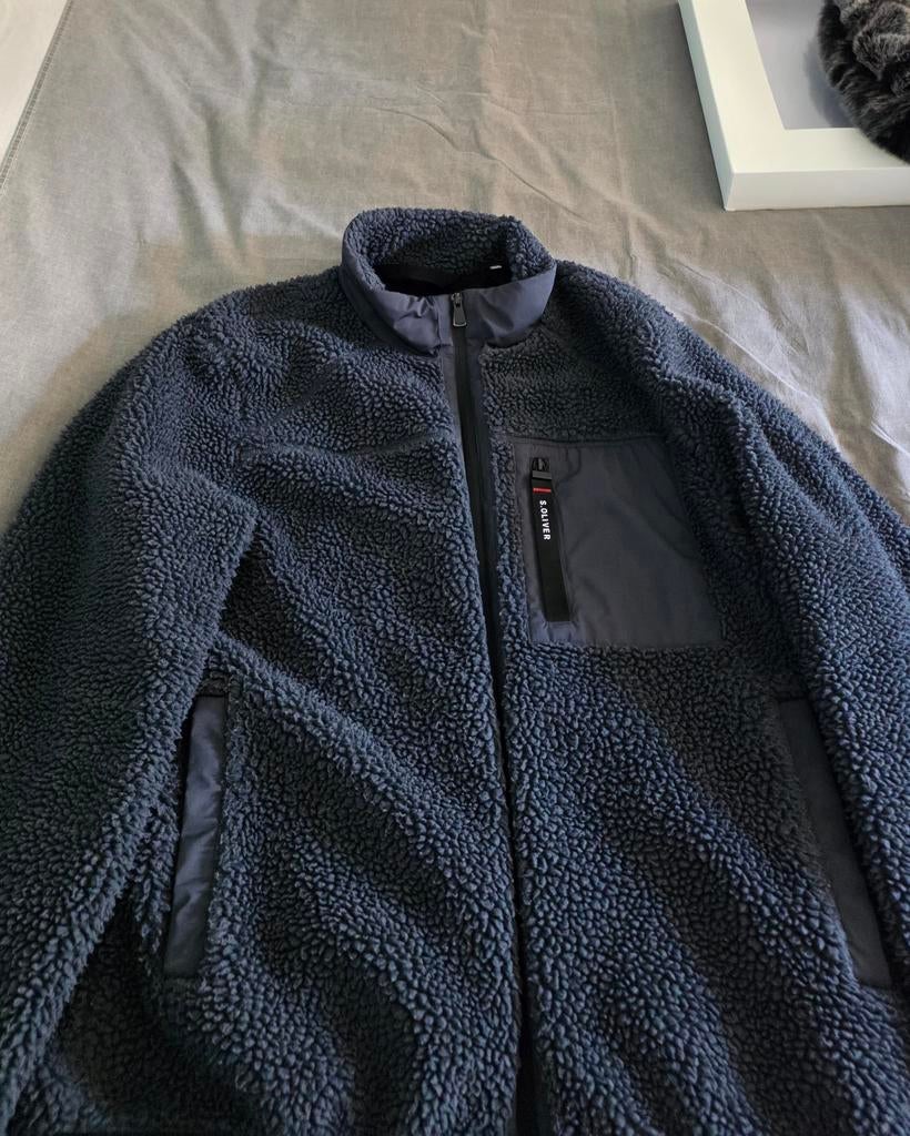 Veste hiver type polaire S. Oliver taille L gris foncé, Gris, Taille 52/54 (L), Enlèvement, S.OLIVIER