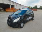 Chevrolet Spark benzine 2011, Auto's, Euro 5, 4 cilinders, Zwart, Bedrijf