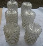 6 vintage glazen lampenkappen, Enlèvement