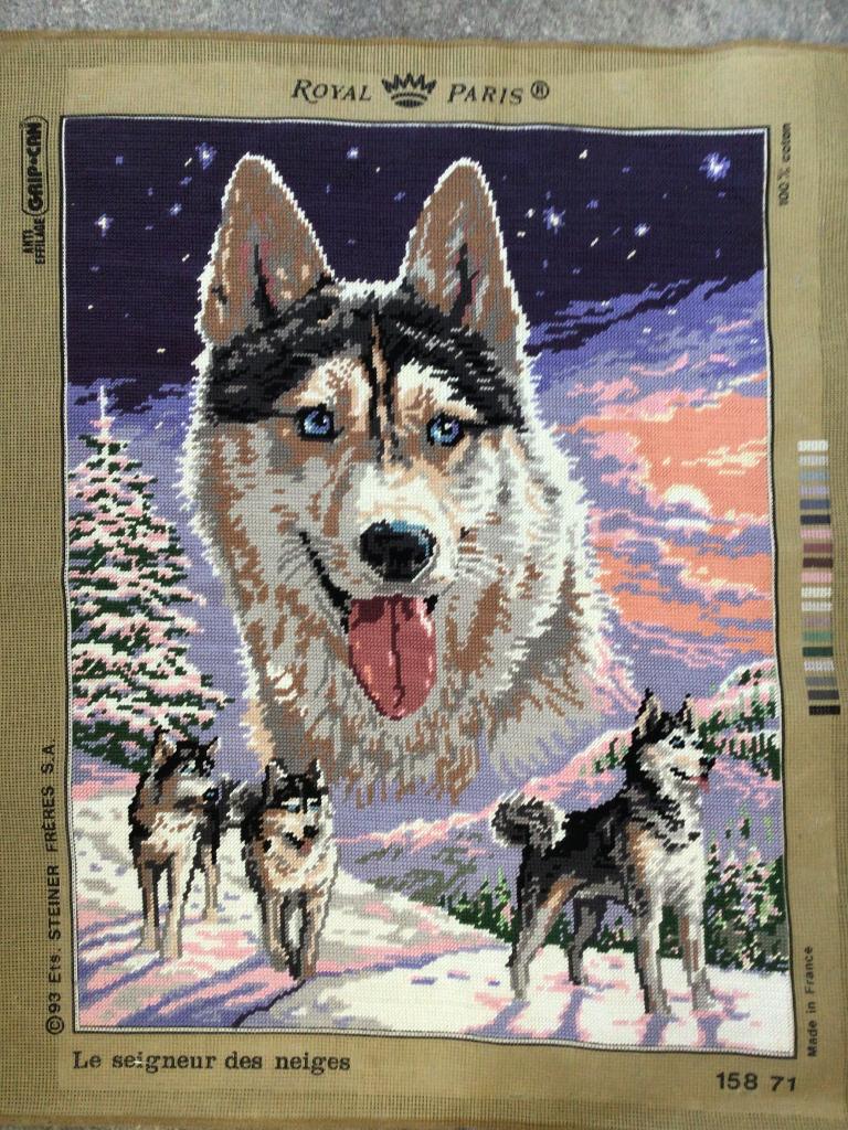 Tapisserie « Le seigneur des neiges », Hobby & Loisirs créatifs, Enlèvement ou Envoi, Comme neuf