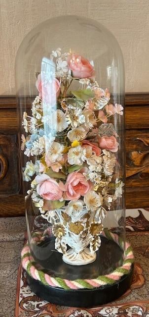 antieke glazen stolpen, Ophalen