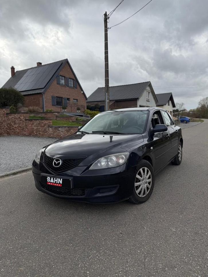 Mazda 3, Auto's, Mazda, Bedrijf, Te koop, Boordcomputer, Diesel, 5 deurs, Handgeschakeld, Zwart, Ophalen