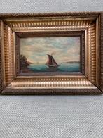 Schilderij Olieverf op paneel  van Alain Bonnaud., Enlèvement