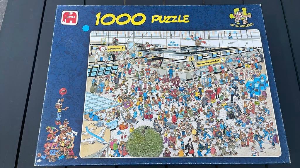 Puzzel Jan Van Haasteren 1000 stuks, Hobby en Vrije tijd, Denksport en Puzzels, Ophalen, Gebruikt