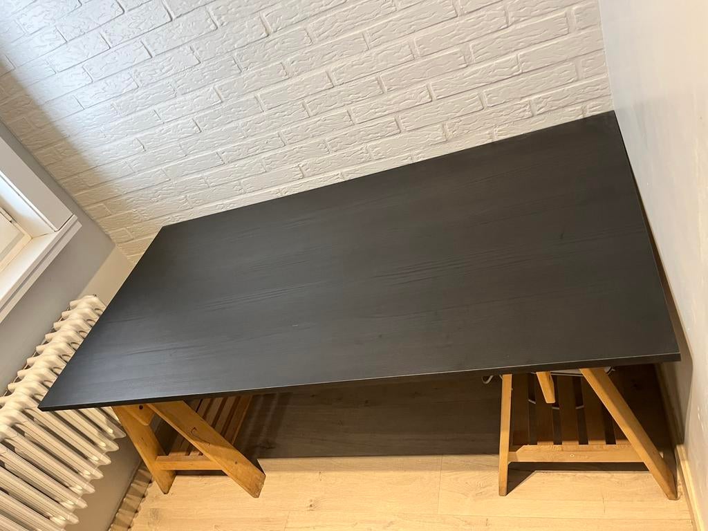 Bureau tafel blad zonder poten nieuw, Huis en Inrichting, Ophalen, Nieuw, Zwart, Hout