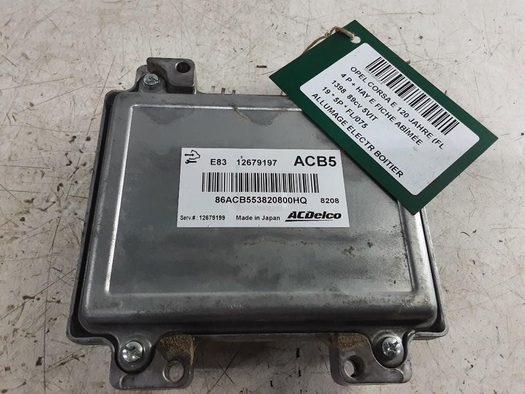 ONTSTEKINGSMODULE Opel Corsa E (01-2014/06-2019) (12679196), Gebruikt, Rue de l'Espoir 34 34
4030  GRIVEGNÉE, BE, Info@Collignon.be