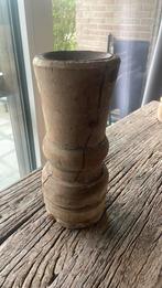 Houten verweerde kandelaar, Ophalen of Verzenden