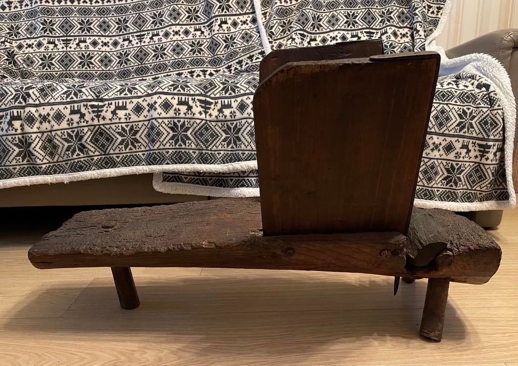 Hakselbak, ongeveer 150 jaar oud, Ophalen