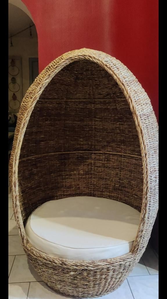 Œuf cocooning en osier, Maison & Meubles