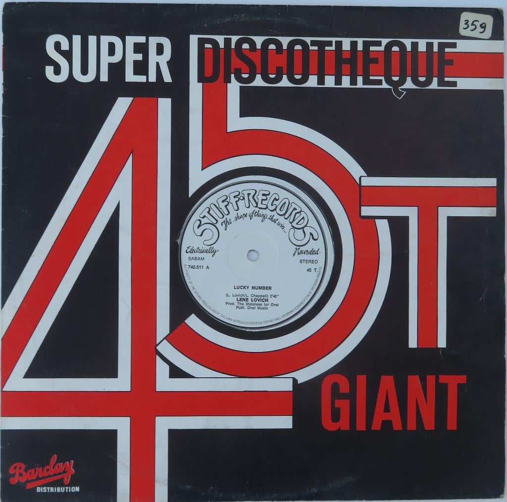 Lene Lovich - Numéro porte-bonheur. Maxi, Enlèvement ou Envoi, 1980 - 1989, Utilisé, 12 pouces