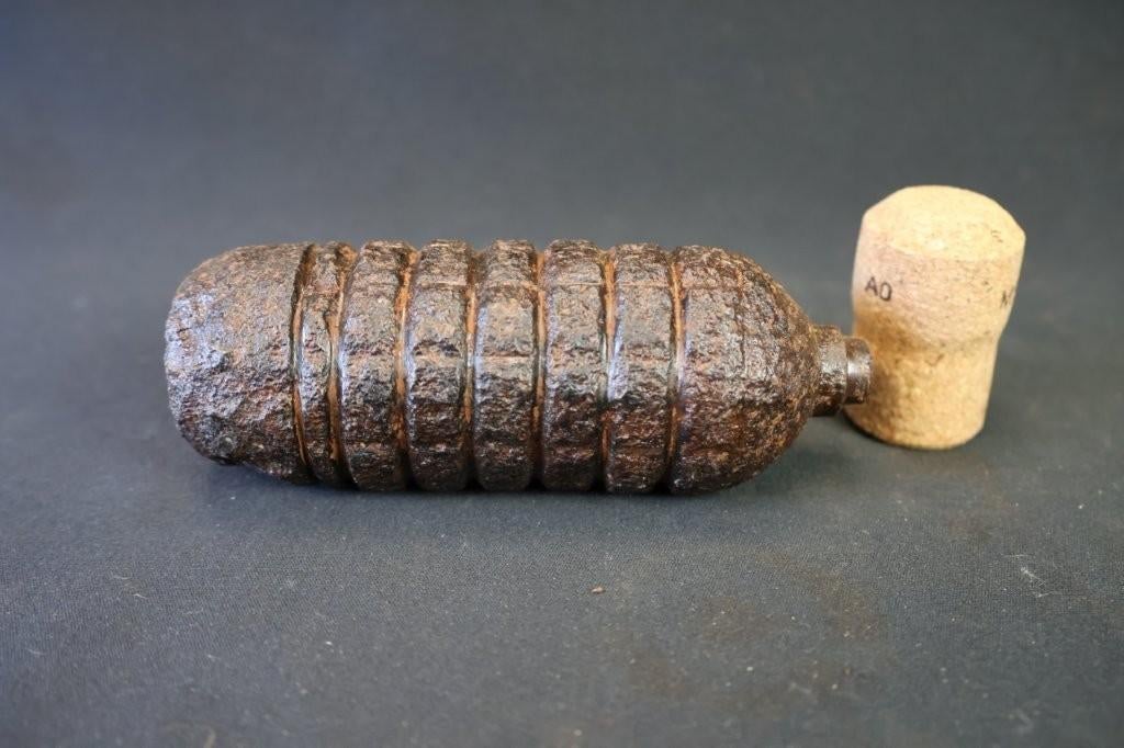 WO1 Duitse M1914 geweer granaat LEEG, Verzamelen, Ophalen of Verzenden