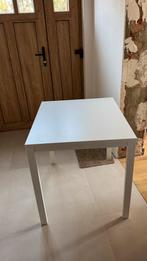 IKEA Vangsta witte uitschuifbare eettafel, Huis en Inrichting, Ophalen, Zo goed als nieuw